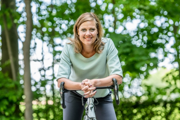 Met Gemma op de fiets