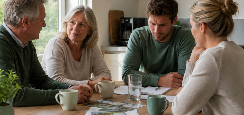 movaeres gemengde gevoelens aan tafel